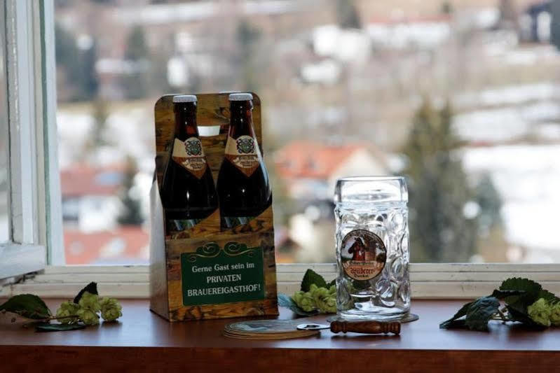 Brauerei-Gasthof Eck Böbrach Exterior foto